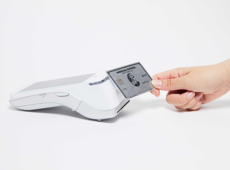 屋外イベントのレジ風景